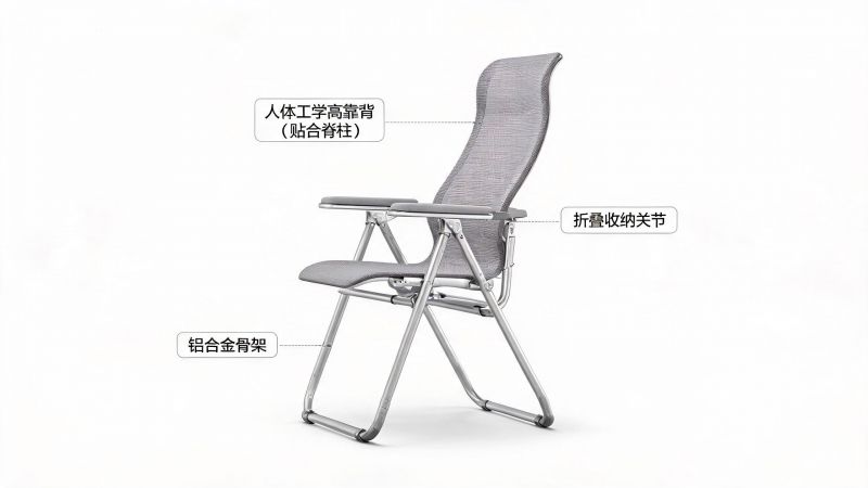 高背折叠椅市场升温：从应急标配到居家新宠的转型之路
